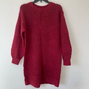 Banana Republic Vibrant Red Wool Dress